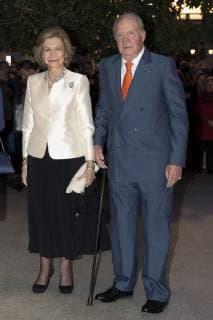 November 2, 2018 - Madrid, Spain - Queen Sofia of Spain and King Juan Carlos of Spain attend a concert to celebrate Queen Sofia s 80th birthday at the Superior School of Music Queen Sofia on November 2, 2018 in Madrid, Spain. Madrid Spain  - ZUMAn230 20181102_zaa_n230_534 Copyright: xOscarxGonzalezx