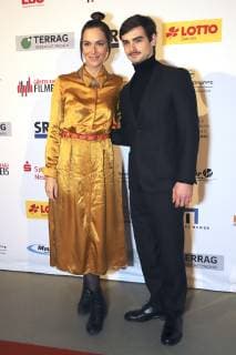 Kim Riedle und Aaron Hilmer bei der 8. Verleihung des Günter Rohrbach Filmpreises 2018 in der Neuen Gebläsehalle Neunkirchen. Neunkirchen, 02.11.2018