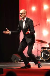 Peter Lohmeyer bei der 8. Verleihung des Günter Rohrbach Filmpreises 2018 in der Neuen Gebläsehalle Neunkirchen. Neunkirchen, 02.11.2018