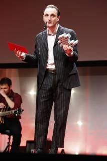 Franz Rogowski bei der 8. Verleihung des Günter Rohrbach Filmpreises 2018 in der Neuen Gebläsehalle Neunkirchen. Neunkirchen, 02.11.2018
