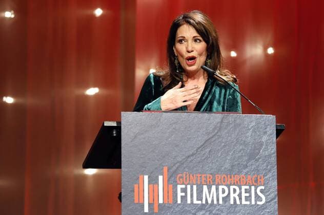 Iris Berben bei der 8. Verleihung des Günter Rohrbach Filmpreises 2018 in der Neuen Gebläsehalle Neunkirchen. Neunkirchen, 02.11.2018