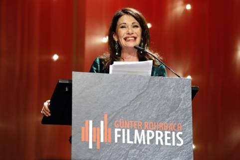 Iris Berben bei der 8. Verleihung des Günter Rohrbach Filmpreises 2018 in der Neuen Gebläsehalle Neunkirchen. Neunkirchen, 02.11.2018