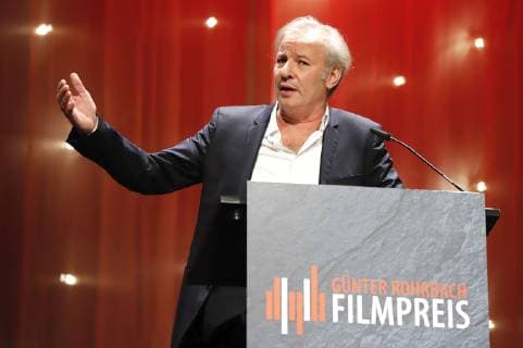 Leander Haußmann bei der 8. Verleihung des Günter Rohrbach Filmpreises 2018 in der Neuen Gebläsehalle Neunkirchen. Neunkirchen, 02.11.2018