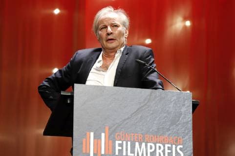 Leander Haußmann bei der 8. Verleihung des Günter Rohrbach Filmpreises 2018 in der Neuen Gebläsehalle Neunkirchen. Neunkirchen, 02.11.2018