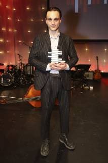 Franz Rogowski bei der 8. Verleihung des Günter Rohrbach Filmpreises 2018 in der Neuen Gebläsehalle Neunkirchen. Neunkirchen, 02.11.2018