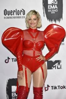 Bebe Rexha bei der Verleihung der MTV European Music Awards 2018 in der Bizkaia Arena. Bilbao, 04.11.2018