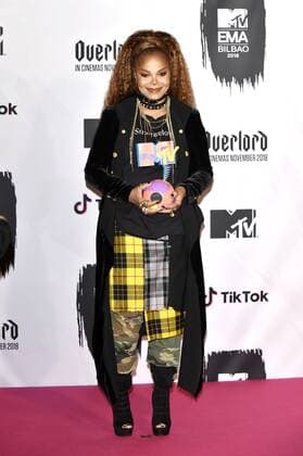 Janet Jackson bei der Verleihung der MTV European Music Awards 2018 in der Bizkaia Arena. Bilbao, 04.11.2018