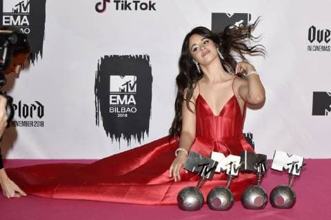 Camila Cabello bei der Verleihung der MTV European Music Awards 2018 in der Bizkaia Arena. Bilbao, 04.11.2018