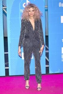 Becca Dudley bei der Verleihung der MTV European Music Awards 2018 in der Bizkaia Arena. Bilbao, 04.11.2018