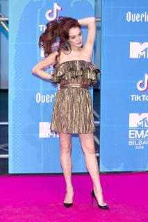 Lindsay Lohan bei der Verleihung der MTV European Music Awards 2018 in der Bizkaia Arena. Bilbao, 04.11.2018