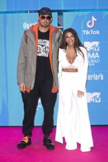 Afrojack und Elettra Lamborghini bei der Verleihung der MTV European Music Awards 2018 in der Bizkaia Arena. Bilbao, 04.11.2018