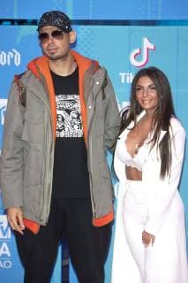Afrojack und Elettra Lamborghini bei der Verleihung der MTV European Music Awards 2018 in der Bizkaia Arena. Bilbao, 04.11.2018