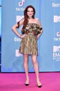 Lindsay Lohan bei der Verleihung der MTV European Music Awards 2018 in der Bizkaia Arena. Bilbao, 04.11.2018