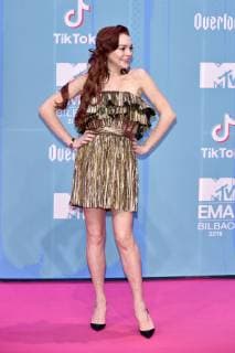 Lindsay Lohan bei der Verleihung der MTV European Music Awards 2018 in der Bizkaia Arena. Bilbao, 04.11.2018