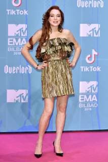 Lindsay Lohan bei der Verleihung der MTV European Music Awards 2018 in der Bizkaia Arena. Bilbao, 04.11.2018