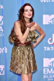 Lindsay Lohan bei der Verleihung der MTV European Music Awards 2018 in der Bizkaia Arena. Bilbao, 04.11.2018