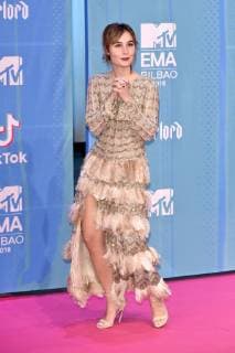 Nadia de Santiago bei der Verleihung der MTV European Music Awards 2018 in der Bizkaia Arena. Bilbao, 04.11.2018