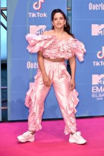Rosalia bei der Verleihung der MTV European Music Awards 2018 in der Bizkaia Arena. Bilbao, 04.11.2018