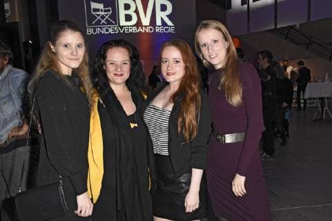 Stephanie Lexer, Katrin Filzen, Carina Tillack und Margit Mägdefrau bei der Verleihung des Deutschen Regiepreises Metropolis 2018 in der Hochschule für Fernsehen und Film. München, 04.11.2018
