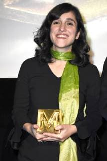 Susan Gordanshekan bei der Verleihung des Deutschen Regiepreises Metropolis 2018 in der Hochschule für Fernsehen und Film. München, 04.11.2018