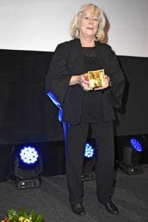 Margarethe von Trotta bei der Verleihung des Deutschen Regiepreises Metropolis 2018 in der Hochschule für Fernsehen und Film. München, 04.11.2018