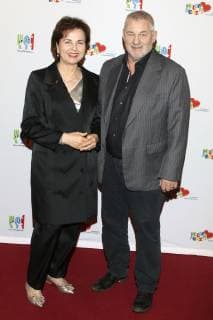 Susann Grünwald und Heinz Hoenig bei der Preisverleihung vom Medienpreis Heldenherz 2018 der Stiftung Mittagskinder im Hamburger Rathaus, Hamburg, 05.11.2018