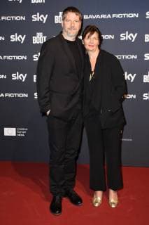 Andreas Prochaska mit Ehefrau Astrid bei der Weltpremiere der Sky TV-Serie Das Boot in den Bavaria Studios. Geiselgasteig, 06.11.2018