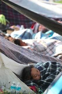 November 7, 2018 - EUM20181107NAC03.JPG.CIUDAD DE MEXICO, MigrationMigracion-Caravana.- Aspectos de este miercoles 7 de noviembre de 2018, del campamento de migrante instalados en el estadio Jesus Martinez Palillo , en la demarcacion de Iztacalco, Ciudad de Mexico. Foto: Agencia EL UNIVERSAL Ariel OjedaRDB.  - ZUMAu78_ 20181107_zaf_u78_010 Copyright: xElxUniversalx