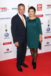 Heio von Stetten und seine Ehefrau Elisabeth Romano bei der Verleihung Goldene Bild der Frau am 7.11.2018 in Hamburg Goldene Bild der Frau Verleihung 2018 in Hamburg