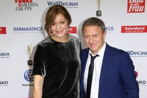 Elke Winkens und Axel Pape bei der Verleihung Goldene Bild der Frau am 7.11.2018 in Hamburg Goldene Bild der Frau Verleihung 2018 in Hamburg