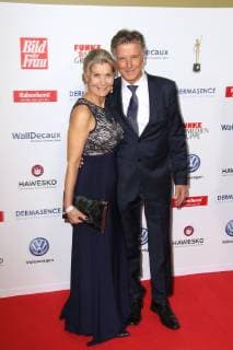 Christine Mayn und ihr Ehemann Nick Wilder bei der Verleihung Goldene Bild der Frau am 7.11.2018 in Hamburg Goldene Bild der Frau Verleihung 2018 in Hamburg