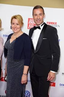 Franziska Giffey, Kai Pflaume bei der Verleihung Die Goldene Bild der Frau im Stage Operettenhaus in Hamburg am 07.11.2018