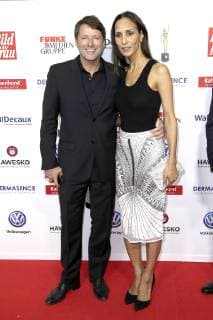 Bruno Eyron mit Lebenspartnerin Friederike Dirscherl bei der 12. Verleihung der Goldenen Bild der Frau 2018 im Stage Operettenhaus. Hamburg, 07.11.2018