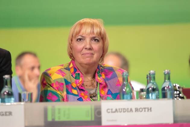 Die 43. Bundesdelegiertenkonferenz von Bündnis 90 Die Grünen in der Messehalle 3 in Leipzig hat am Freitag dem 9.11.2018 begonnen. Claudia Roth