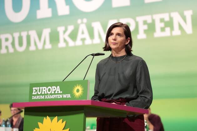 Die 43. Bundesdelegiertenkonferenz von Bündnis 90 Die Grünen in der Messehalle 3 in Leipzig hat am Freitag dem 9.11.2018 begonnen. Hier Katrin Göring-Eckardt bei ihrer Rede