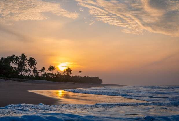 Kahandamodara Strand ein Sonnenaufgang, Sri Lanka, Asien Copyright: imageBROKER/KimxPetersen ibxkip04771223.jpg