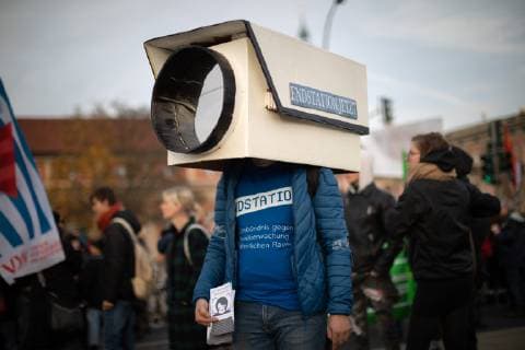 News Bilder des Tages noPolGBbg - Protest gegen Brandenburger Polizeigesetz Demonstration Nein zum neuen Brandenburger Polizeigesetz! – Gemeinsam gegen den Angriff auf unsere Freiheit und Grundrechte! : Über 1000 Menschen protestieren in der Landeshauptstadt Potsdam gegen das geplante neuen Brandenburger Polizeigesetz. Potsdam Brandenburg Deutschland