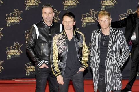 Muse - Chris Wolstenholme - Matt Bellamy - Dominic Howard CELEBRITEE - 20th NRJ Music Awards - Cannes - 10 11 2018 NorbertScanella Panoramic 