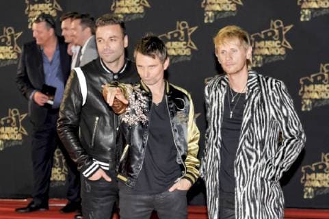 Muse - Chris Wolstenholme - Matt Bellamy - Dominic Howard CELEBRITEE - 20th NRJ Music Awards - Cannes - 10 11 2018 NorbertScanella Panoramic 