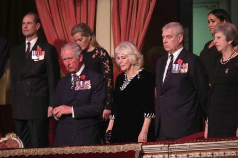 Royal British Legion Festival of Remembrance. PAP11182045 LONDON, ENGLAND - NOVEMBER 10: Queen Elizabeth II attends the Royal British Legion Festival of Remembrance at the Royal Albert Hall on November 10, 2018 in London, England. The Queen and members of the Royal Family are attending the annual Festival of Remembrance to commemorate all those who have lost their lives in conflicts and will mark 100 years since the end of the First World War. 232222 2018-11-10 London Royaume Uni  Copyright: xPapixsx xStarfacex STAR_232222_047