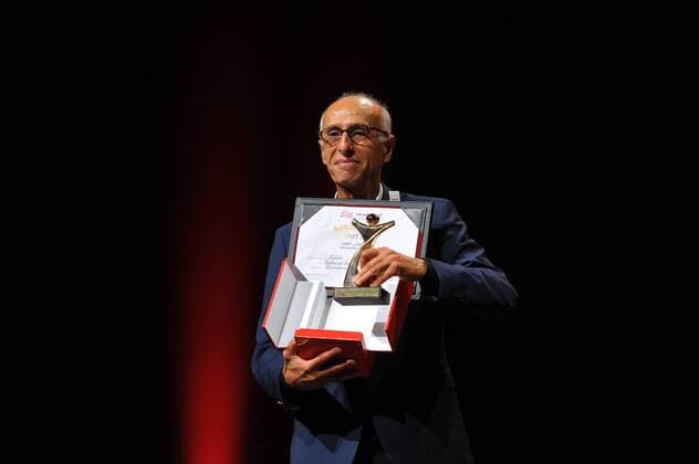 Entertainment Themen der Woche KW45 Entertainment Bilder des Tages The Golden Tanit to director Mahmoud Ben Mahmoud .... The Golden Tanit awarded to the film FATWA Tunisian Mahmoud Ben Mahmoud during the closing of the Carthage Film Days(JCC) in their 29th edition Saturday, November 10, 2018 at the Opera Theater at the City of Culture in the presence of the creators of films, stars of the big screen and fans of the 7th art. Closing of Carthage Film Days 2018. 