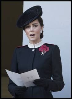 . 11 11 2018. London, United Kingdom. Duchess of Cambridge at the Remembrance Sunday service at The Cenotaph in London on the Centenary of the end of the First World War.  xStephenxLockx xi-Imagesx IIM-18825-0026