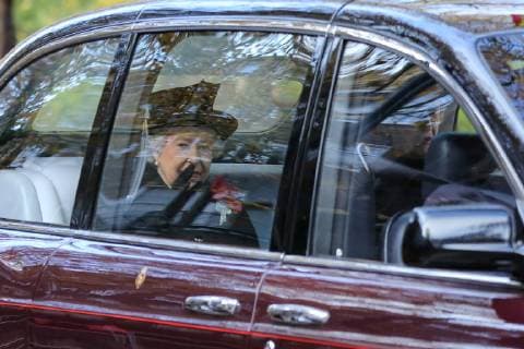 0. 11 11 2018. London, United Kingdom. National Service of Remembrance. Elizabeth II, Her Majesty The Queen along with members of the Royal Family travel from Buckingham Palace to the Cenotaph on Whitehall for Remembrance Service.  xDinendraxHariax xi-Imagesx IIM-18834-0036