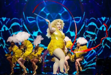Japanese actress and comedian Naomi Watanabe performs during the gala of the Tmall 11.11 Global Shopping Festival 2018 by Alibaba Group in Shanghai, China, 10 November 2018. Mariah Carey, Miranda Kerr shine gala of Tmall 11.11 Global Shopping Festival 2018  pbu897779_08