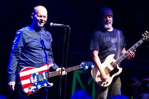 November 12, 2018 - MC5 founder Wayne Kramer celebrates the 50th anniversary of KICK OUT THE JAMS around the world in 2018 with MC50 a supergroup performing MC5 songs comprised of Wayne Kramer (of MC5), Marcus Durant (of Zen Gurilla), Kim Thayil (of Soundgarden), Brendan Canty (of Fugazi) and Billy Gould (of Faith No More) onstage in concert at o2 Shepherds Bush Empire, London, United Kingdom on November 12th 2018  - ZUMAr152 20181112_zaa_r152_083 Copyright: xOlliexMillingtonx xRmvx