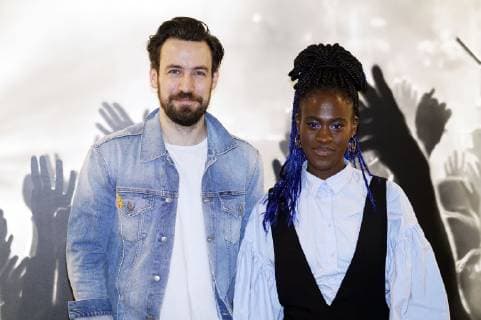 Entertainment Bilder des Tages Jan Köppen und Ivy Quainoo beim Semmel Concerts Presselunch in der Verti Music Hall. Berlin, 13.11.2018