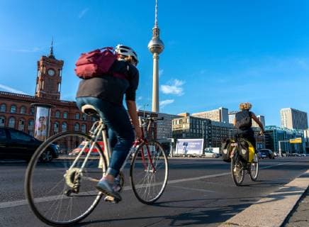 Radfahrer in Berlin - Bike in Berlin