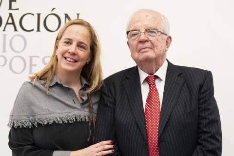 November 13, 2018 - Madrid, Spain - Enrique Loewe Lynch and Sheila Loewe during the XXXI edition of the Poetry Prize LOEWE in madrid Spain. November 13, 2018 Madrid Spain  - ZUMAn230 20181113_zaa_n230_166 Copyright: xOscarxGonzalezx