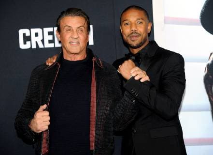 Entertainment Bilder der Woche KW46 Entertainment Bilder des Tages NEW YORK, NY - NOVEMBER 14: Sylvester Stallone and Michael B. Jordan attend the world premiere for Creed II at Loews AMC Lincoln Square on November 14, 2018 in New York. Credit John Palmer MediaPunch Copyright: xJohnxPalmerx