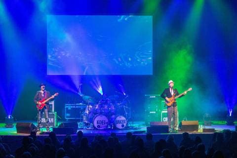 November 14, 2018 - Madison, Wisconsin, U.S - WILL JOHNS, KOFI BAKER and MALCOLM BRUCE during the Music of Cream 50th Anniversary Tour at the Orpheum Theater in Madison, Wisconsin Madison U.S. - ZUMAs135 20181114_zap_s135_015 Copyright: xDanielxDeSloverx